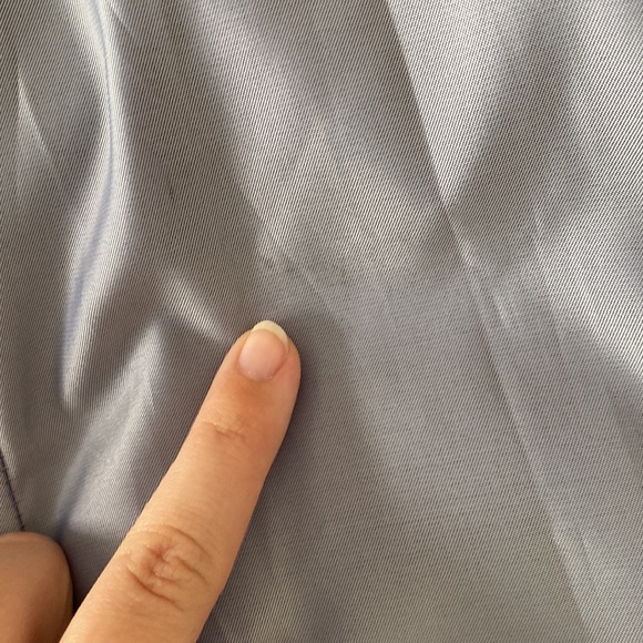 London fog black lined trench coat women’s petite small - Picture 8 of 11